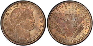 1909 50C MS65