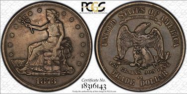 1873-CC T$1 Trade VF35