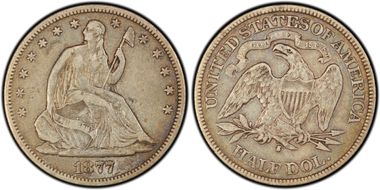 1877-S 50C VF35