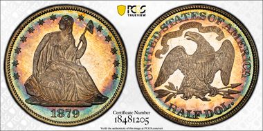 1879 50C MS67+