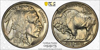 1929-S 5C 2 Feathers FS-401 MS64