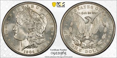 1904 $1 MS66