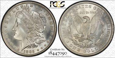 1885-O $1 MS66