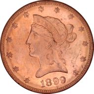 1899-O $10 MS62