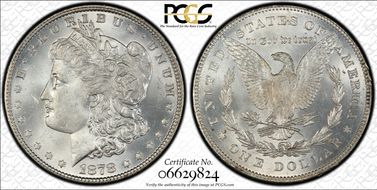 1878 7/8TF $1 VAM 30, Extra Talons Weak 7/0 MS65