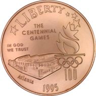 1995-W $5 Stadium MS70