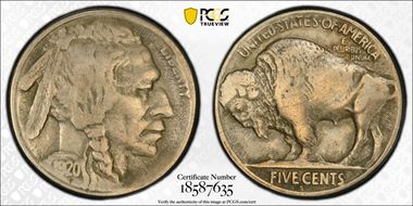 1920-S 5C 2 Feathers, FS-401 F12