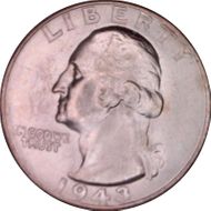 1943-S 25C Doubled Die Obverse MS65+