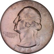 1934 25C Heavy Motto MS67