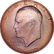 1976-D $1 Type 2 MS66+