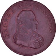 1795 1/2D Liberty and Security Payable London, GW-48 MS64BN