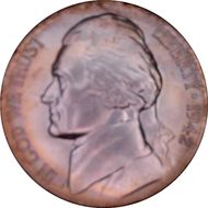 1942-P 5C Silver MS65+ FS