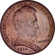 1918 50C Lincoln-Illinois MS66+