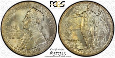 1928 50C Hawaiian MS66+