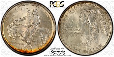 1925 50C Stone Mountain MS67