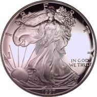 1997-P $1 Silver Eagle PR69DCAM