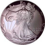 1999-P $1 Silver Eagle PR69DCAM