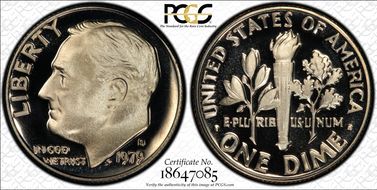 1979-S 10C Type 1 PR70DCAM