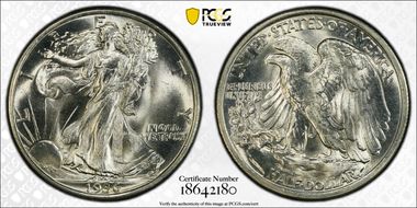 1936 50C DDO, FS-102 MS65+