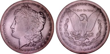 1891-O $1 MS64+