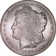 1893 $1 MS65