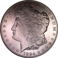 1894-S $1 MS64