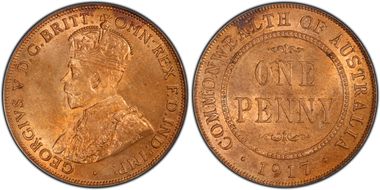 1917-I (c) 1D MS64RD