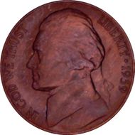 1939-D 5C Reverse of 1938 MS66FS