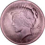 1922 $1 MS66