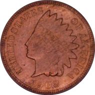 1908-S 1C MS64RD