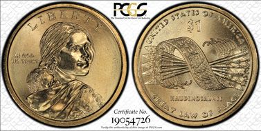 2010-P $1 Native American, Position B MS67