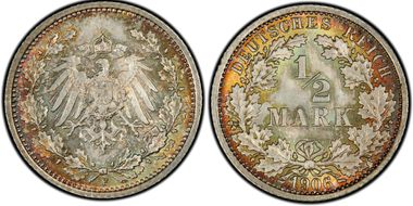 1906-F 1/2 Mk J-16 MS68