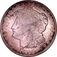 1921-D $1 MS65
