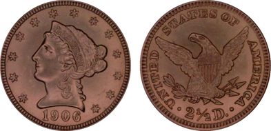 1906 $2.50 MS61