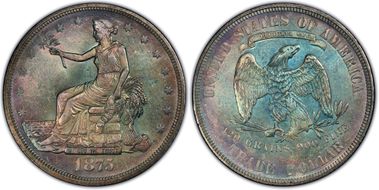 1875 T$1 MS63