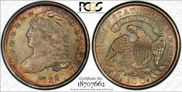 1832 10C MS65+