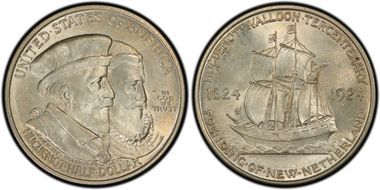 1924 50C Huguenot MS66