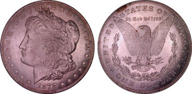 1878 7/8TF $1 VAM 41A, 7/4 Weak MS63