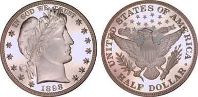 1898 50C PR67DCAM