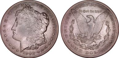 1902 $1 MS66