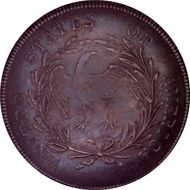 1798 $1 BB-81, 15 Stars AU55