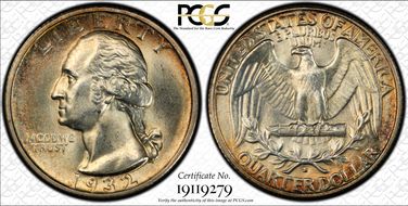 1932-S 25C MS64