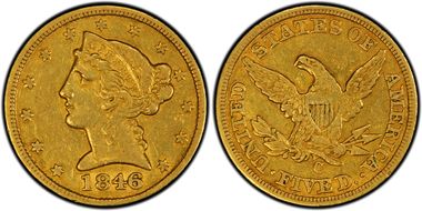 1846-C $5 XF40
