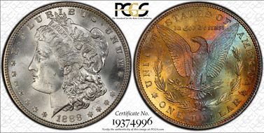 1888 $1 MS66+