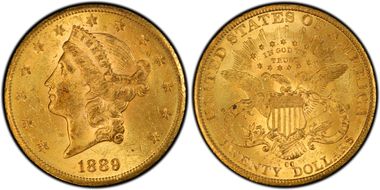 1889-CC $20 MS60
