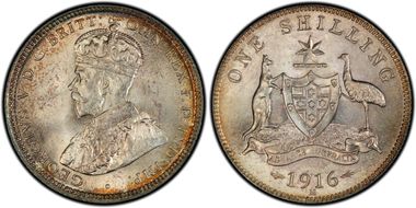 1916-M Shil KM-26  Ag MS66