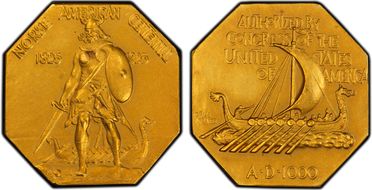 1925 AV Medal Norse American Matte PR64