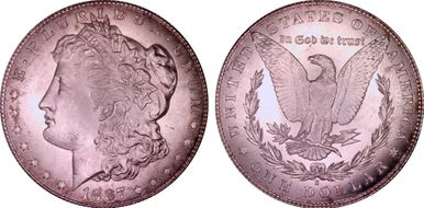 1887-S $1 MS64