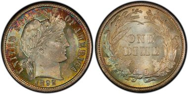 1892 10C MS67