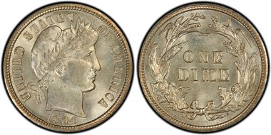 1904 10C MS66